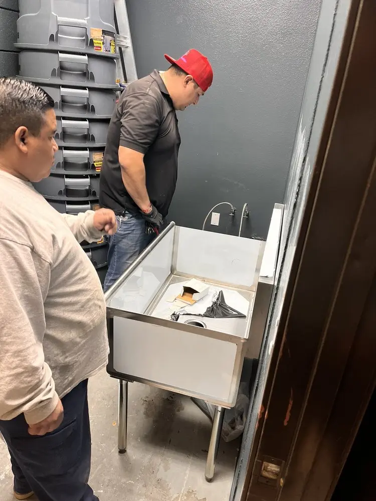 Commercial plumbing and sink installation in Echo Park
